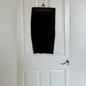 Bebe Black Pencil Skirt - Size XS